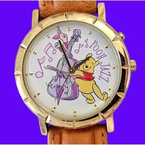 Vintage 1997 Disney Timex Winnie the Pooh Jazz Musical Watch 40732 - WORKING